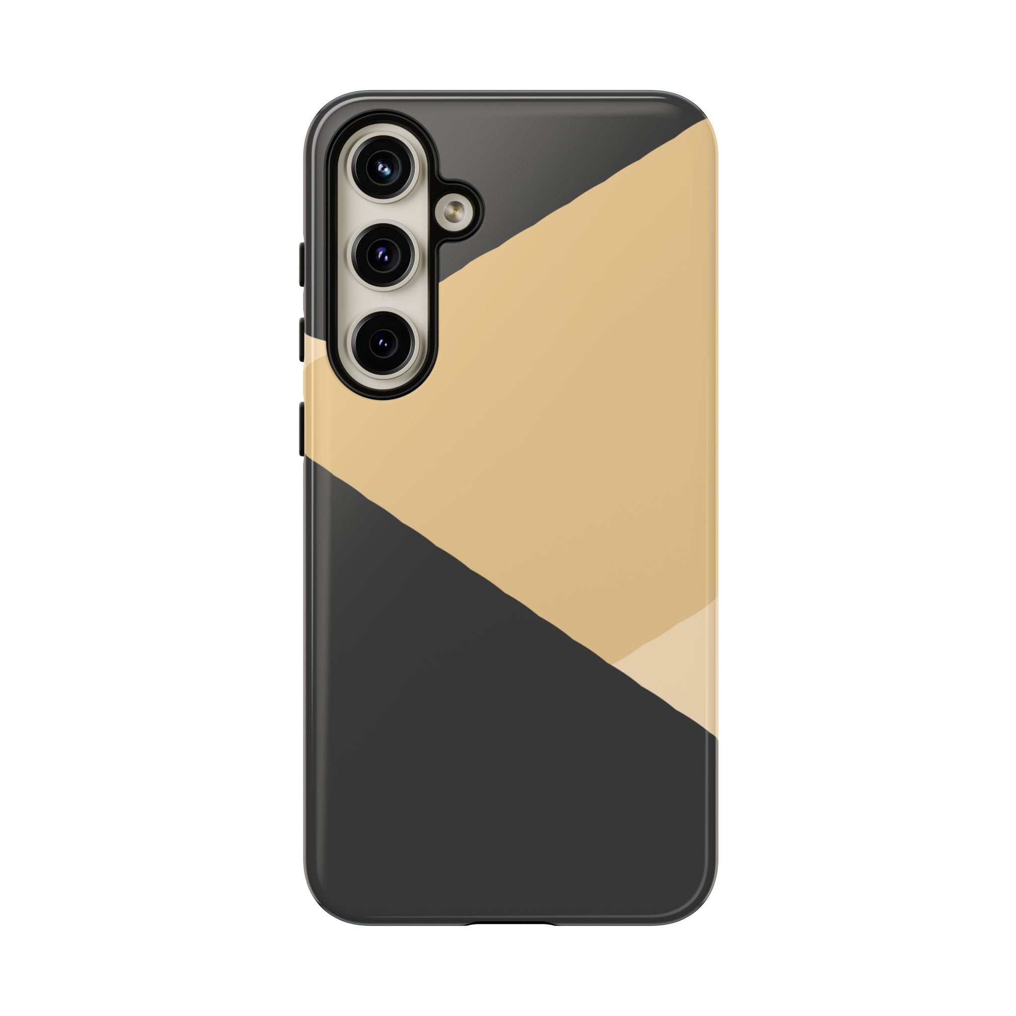 Geometric Beige Triangle Phone Case | Tough Protective Case