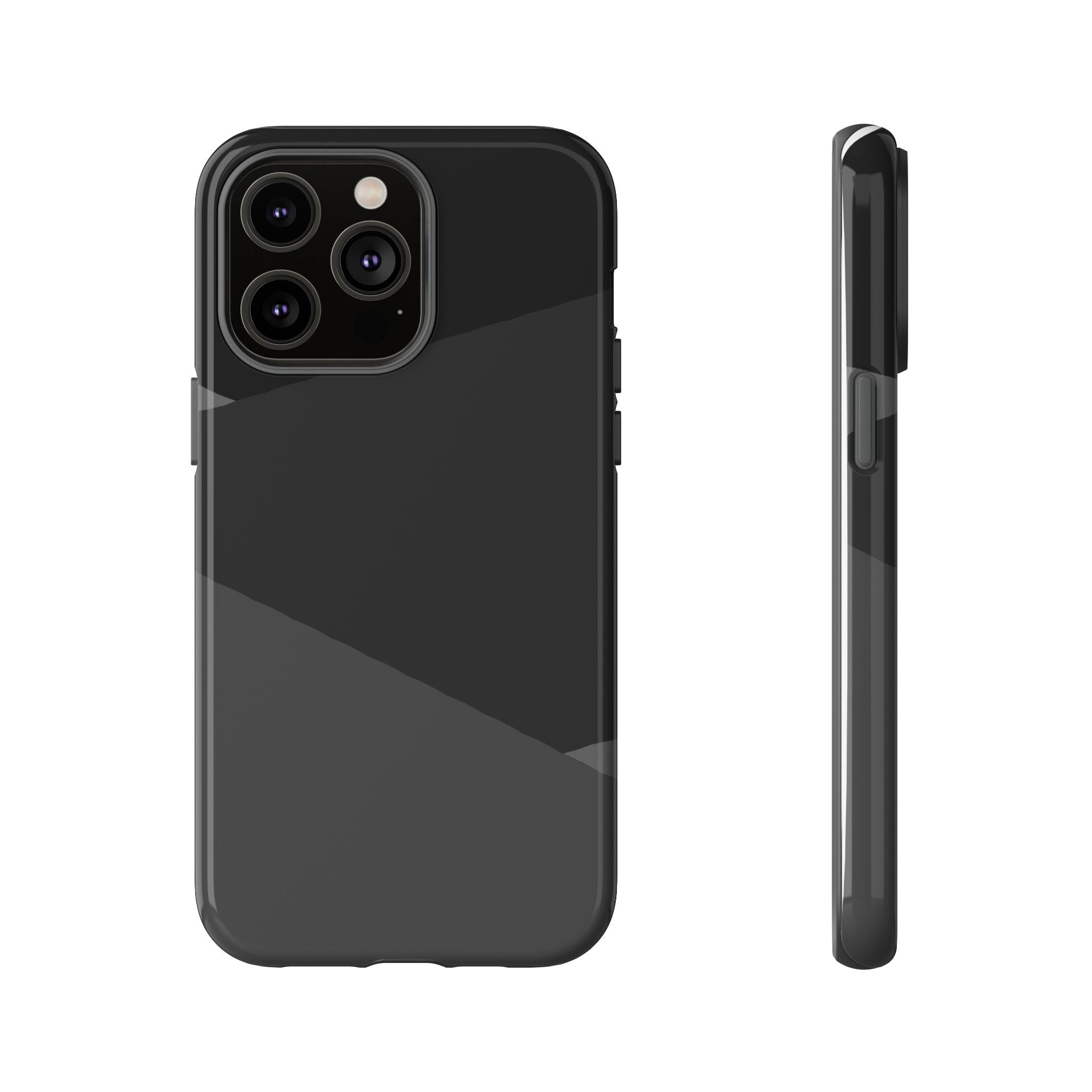 Geometric Black Diagonal Pattern Phone Case