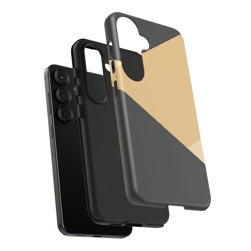 Geometric Beige Triangle Phone Case | Tough Protective Case