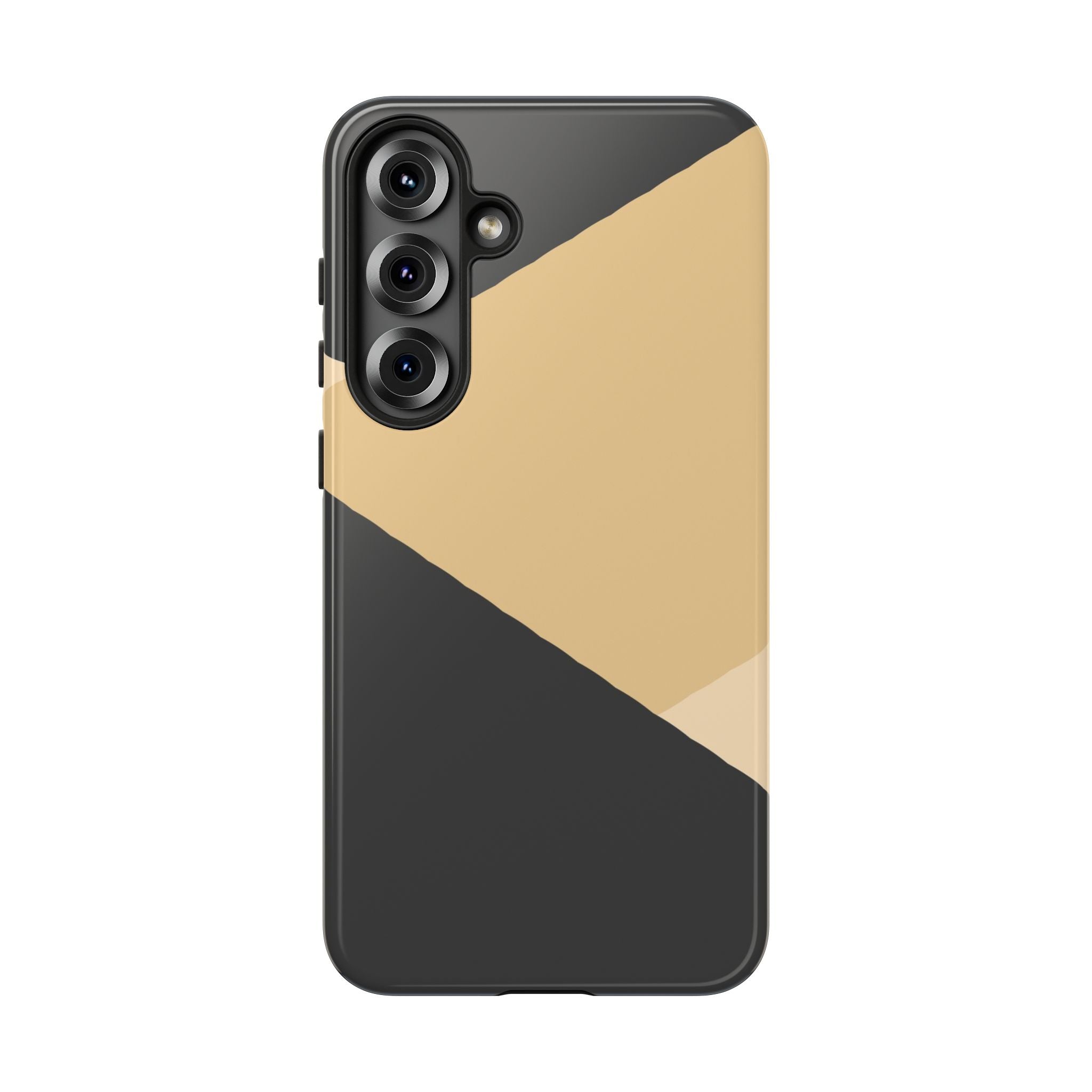 Geometric Beige Triangle Phone Case | Tough Protective Case