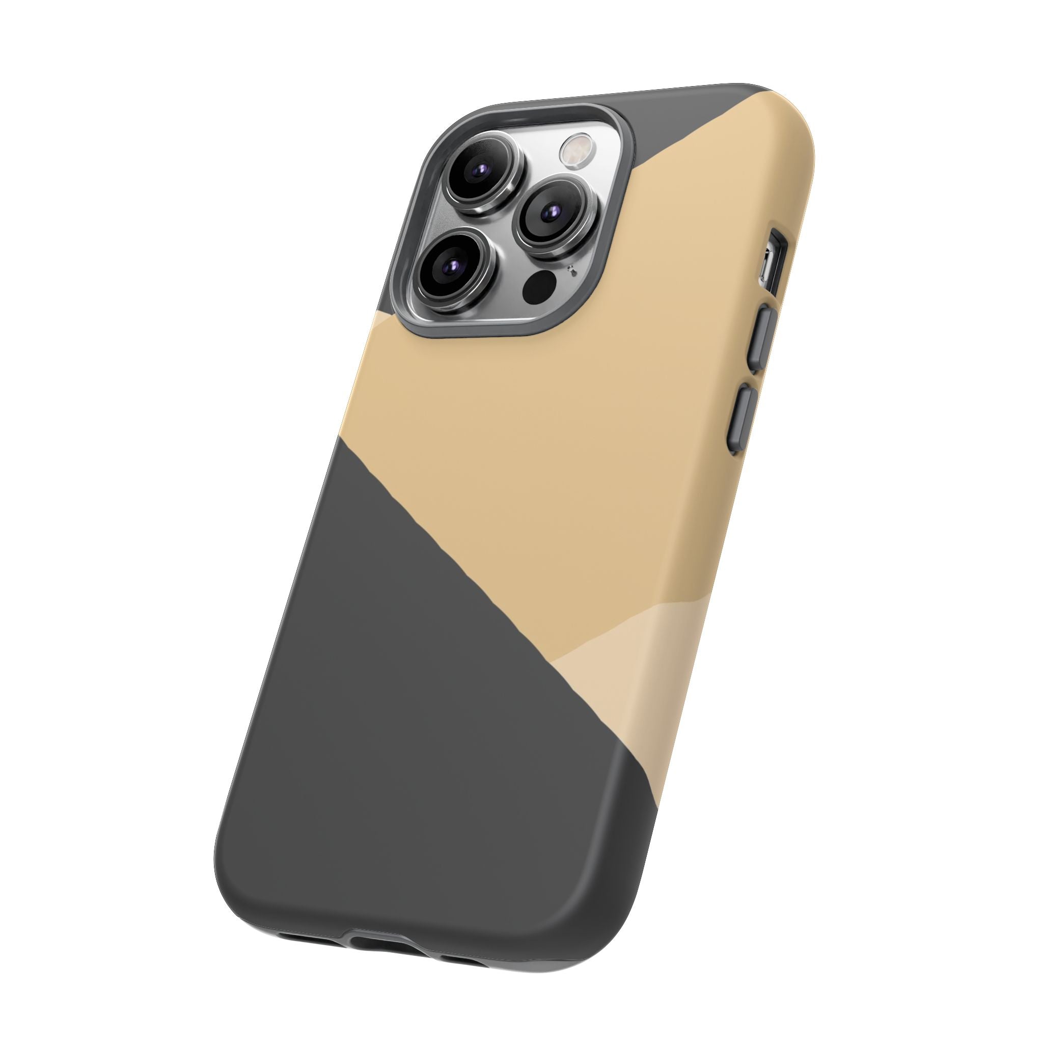 Geometric Beige Triangle Phone Case | Tough Protective Case