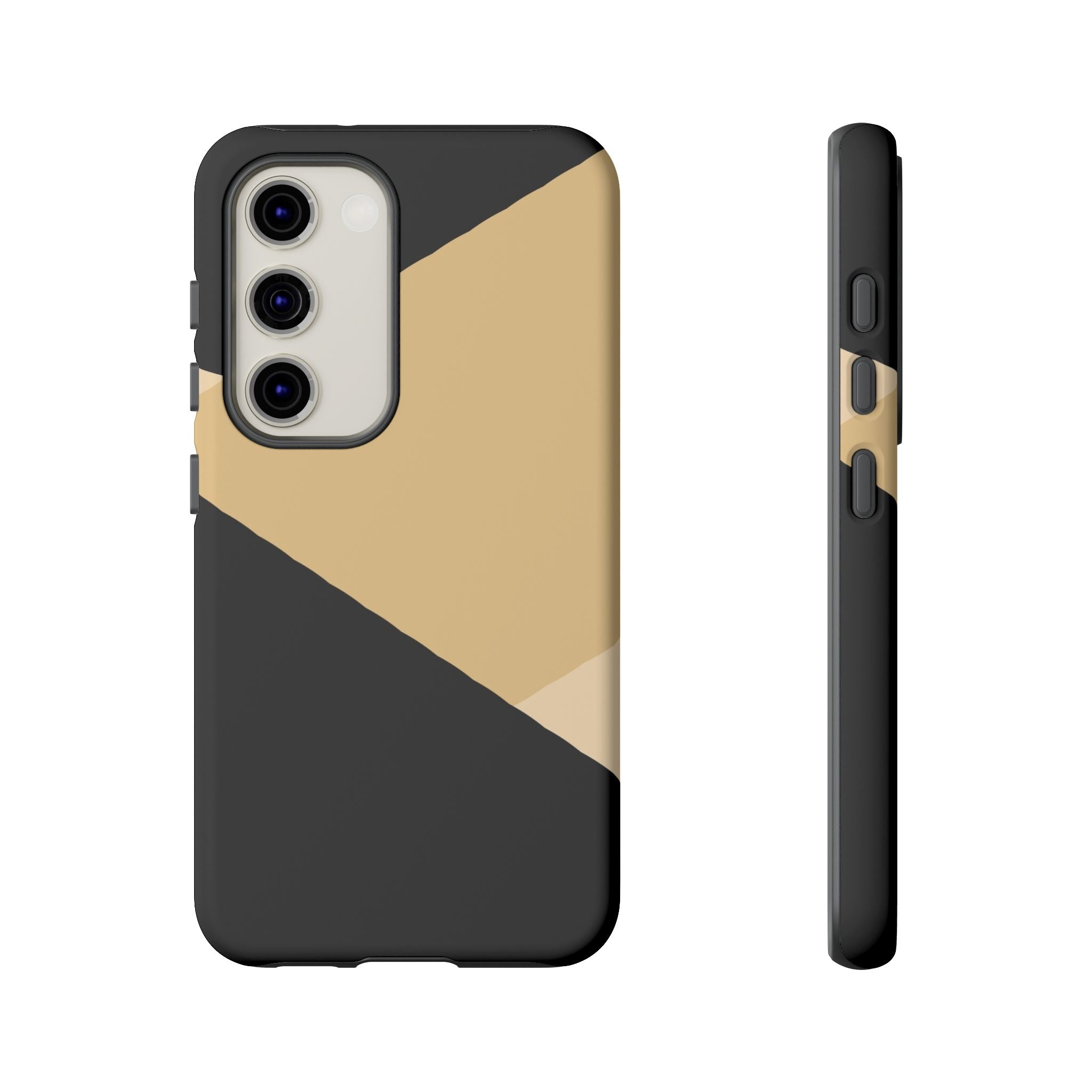 Geometric Beige Triangle Phone Case | Tough Protective Case