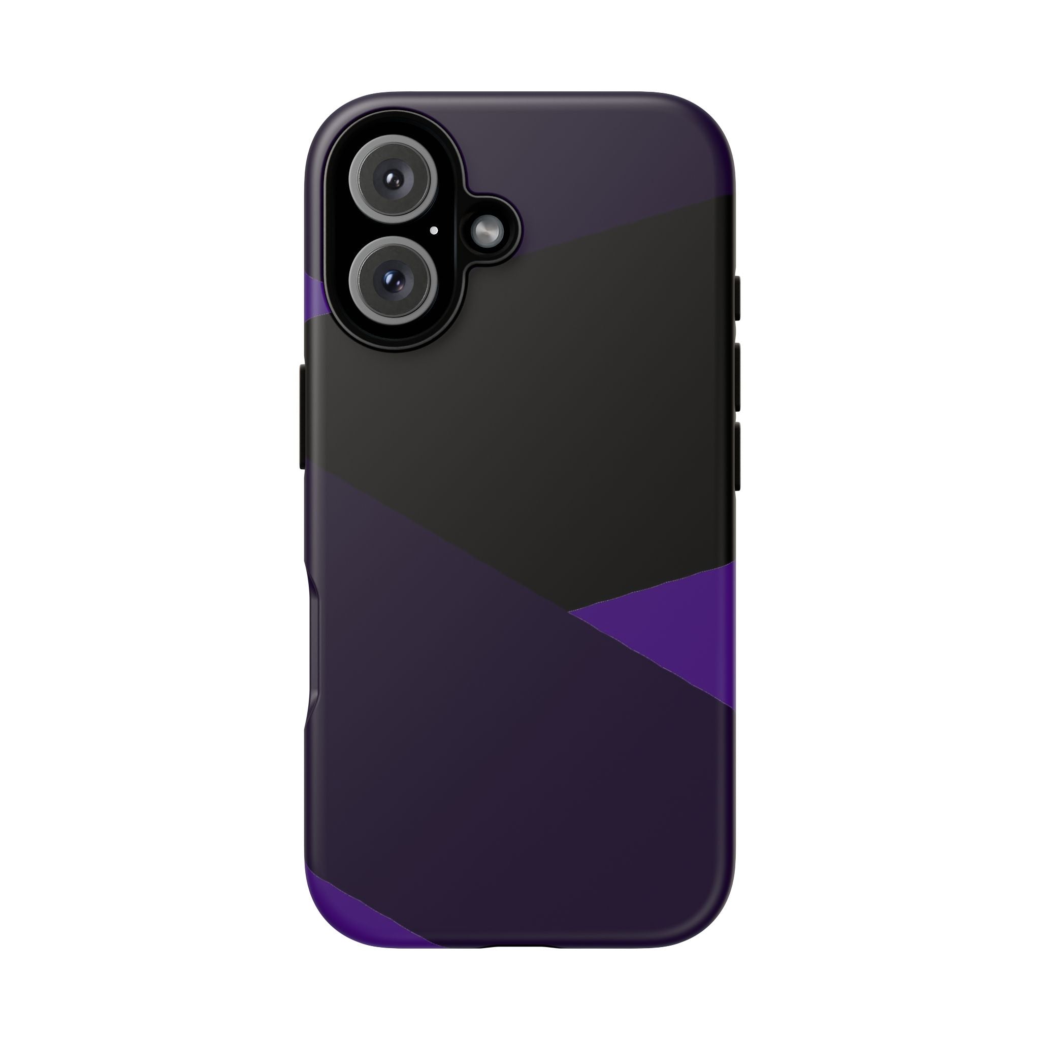 Purple Geometric Tough Phone Case — Slim Protective iPhone Cover