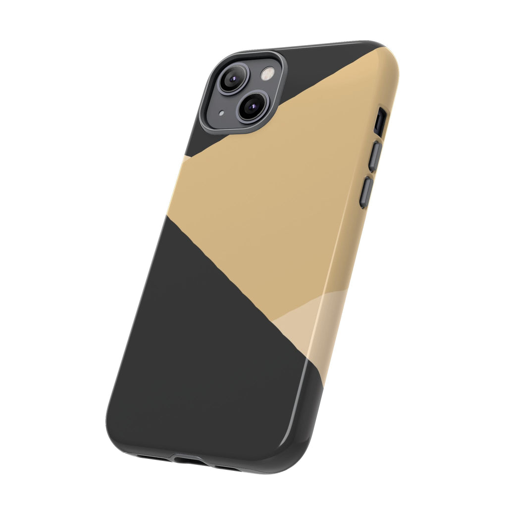 Geometric Beige Triangle Phone Case | Tough Protective Case