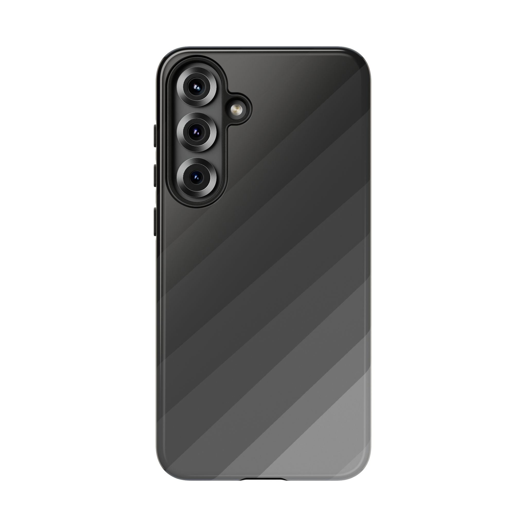 Monochrome Diagonal Stripes Phone Case