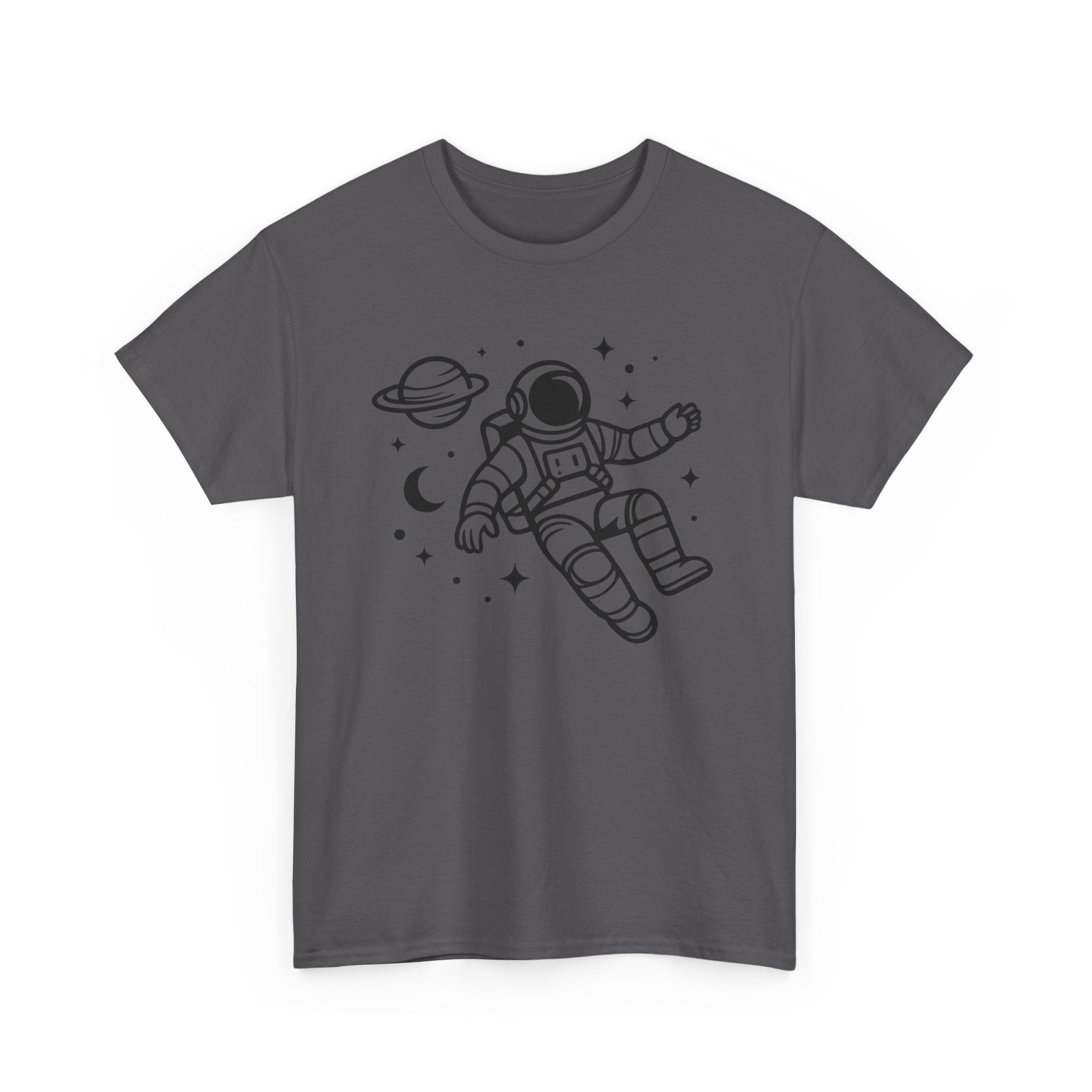 Astronaut Space Tee — Minimal Floating Astronaut Graphic T-Shirt