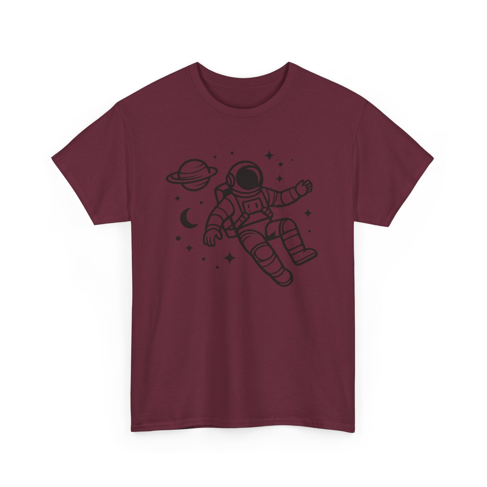 Astronaut Space Tee — Minimal Floating Astronaut Graphic T-Shirt