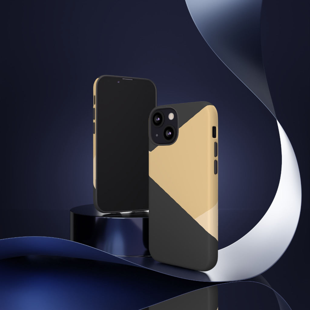 Geometric Beige Triangle Phone Case | Tough Protective Case