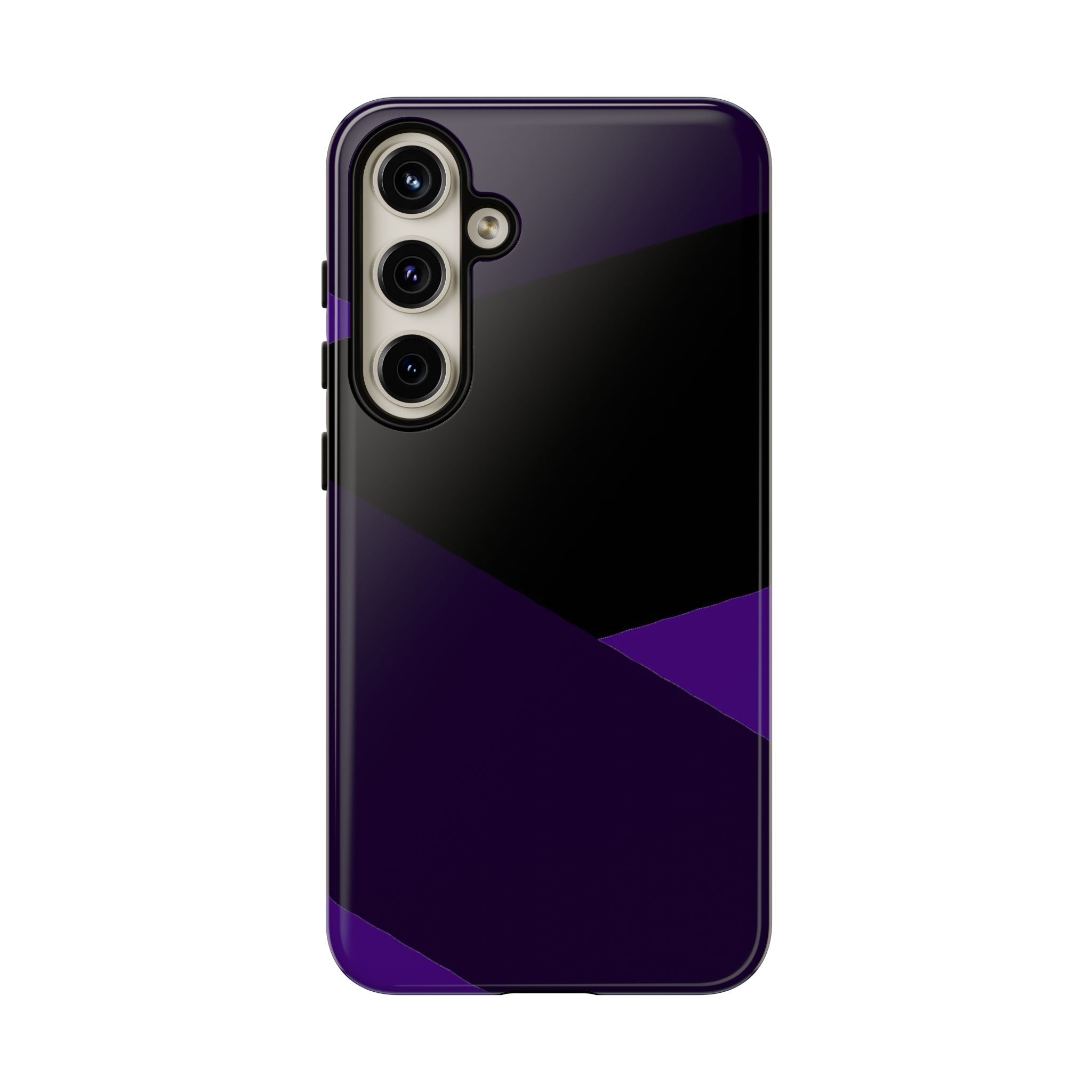 Purple Geometric Tough Phone Case — Slim Protective iPhone Cover
