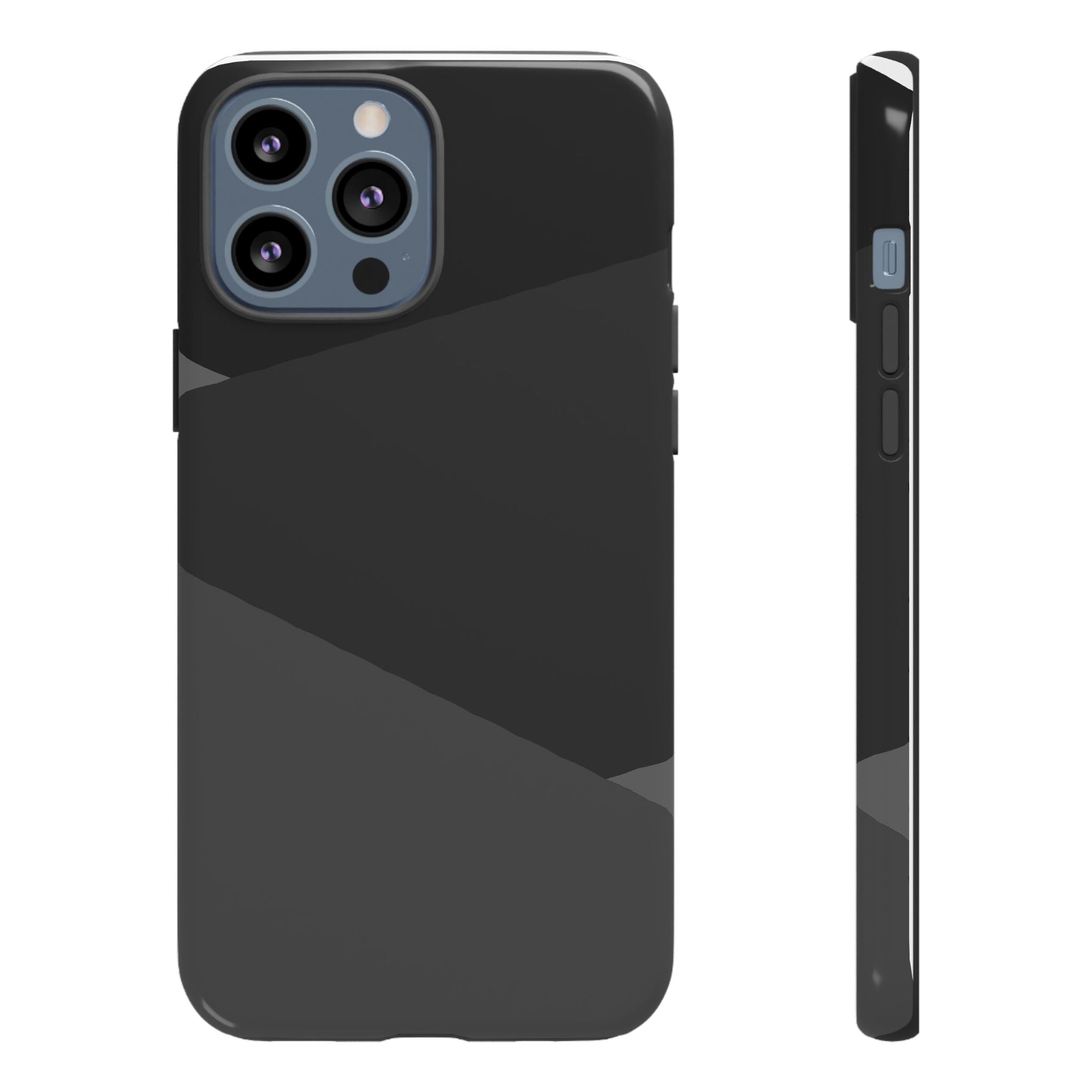 Geometric Black Diagonal Pattern Phone Case