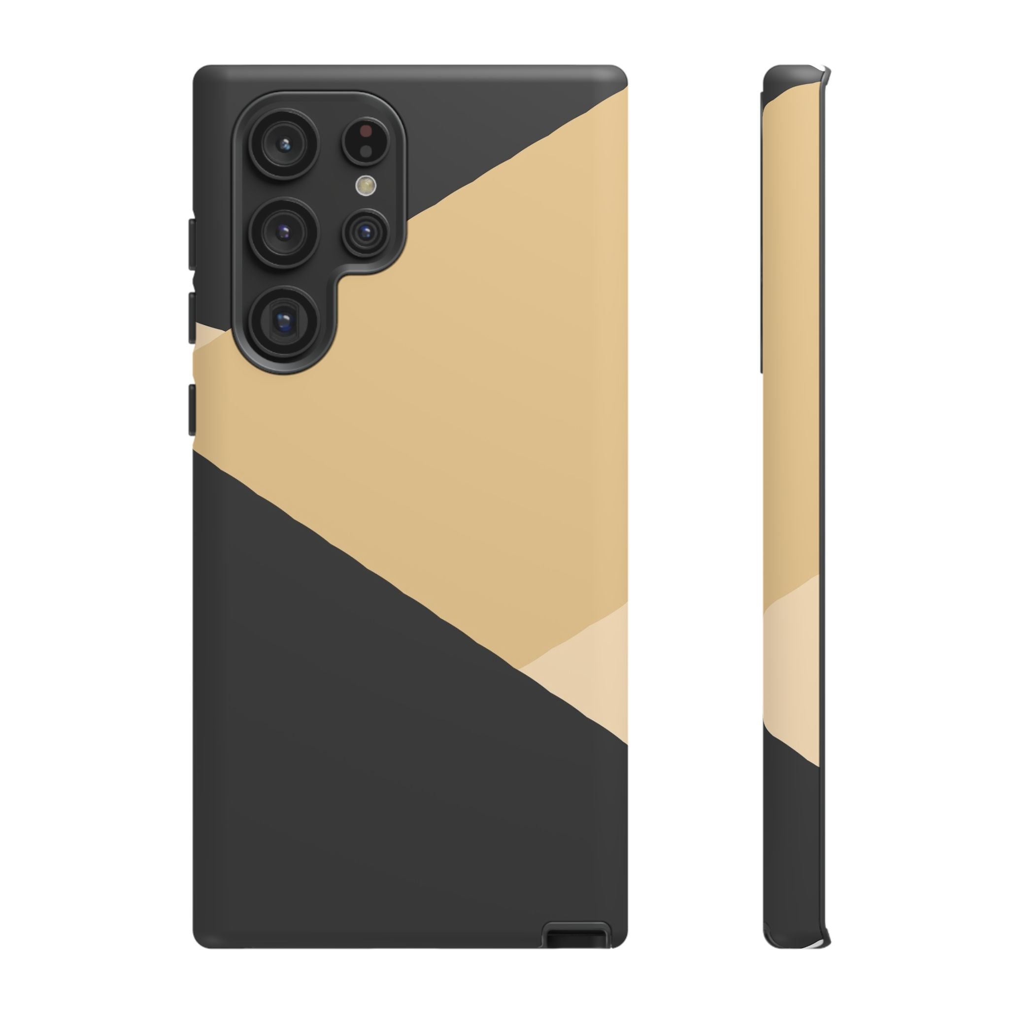 Geometric Beige Triangle Phone Case | Tough Protective Case