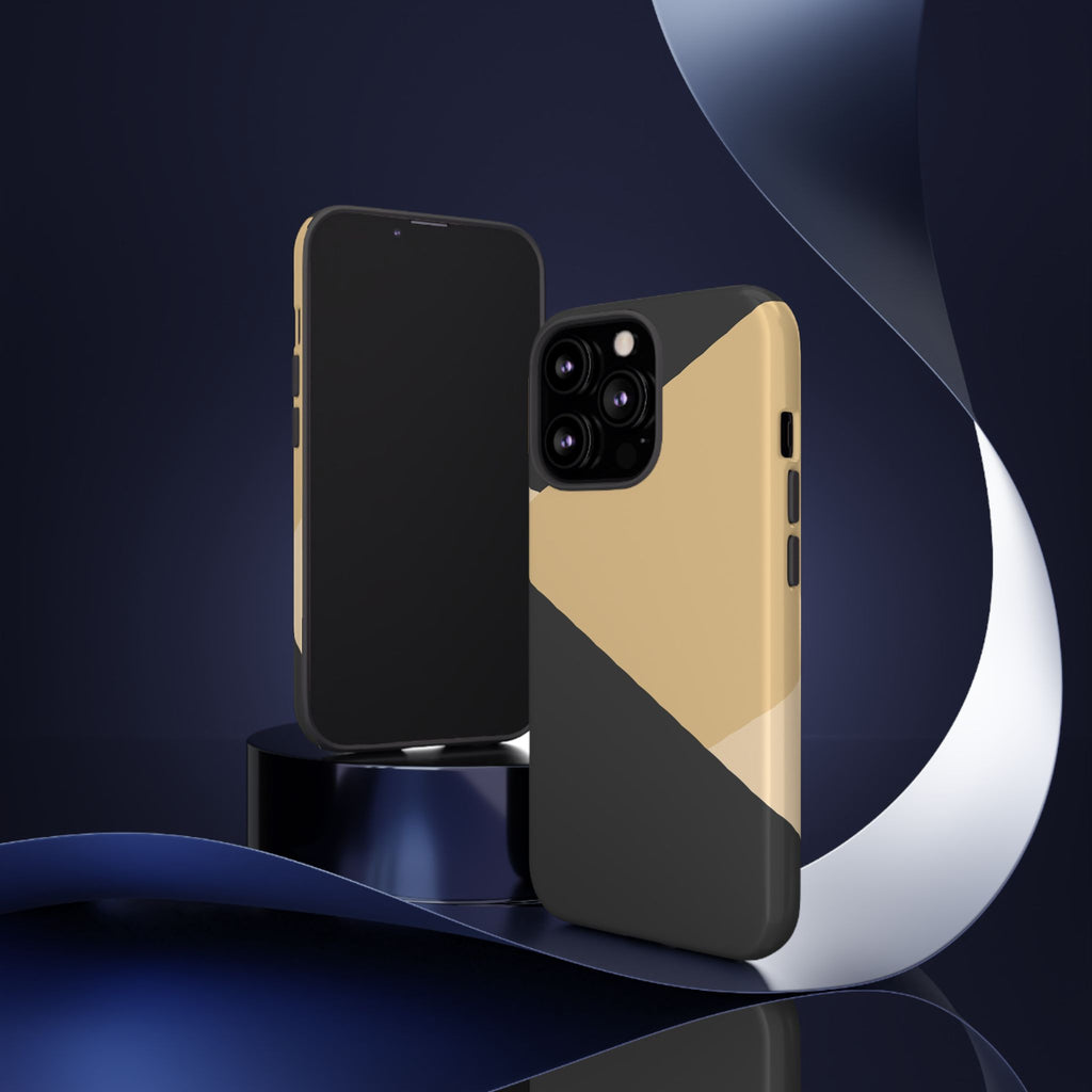 Geometric Beige Triangle Phone Case | Tough Protective Case