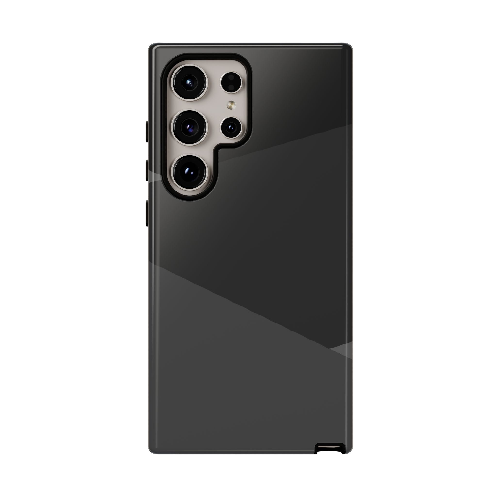 Geometric Black Diagonal Pattern Phone Case