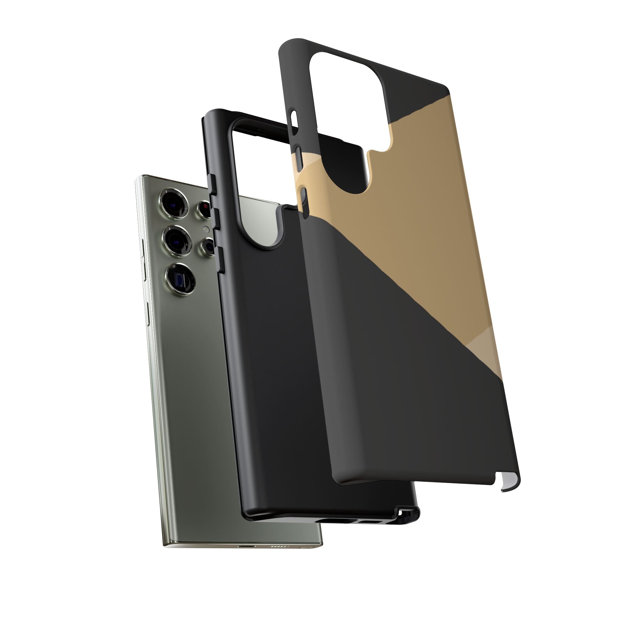 Geometric Beige Triangle Phone Case | Tough Protective Case