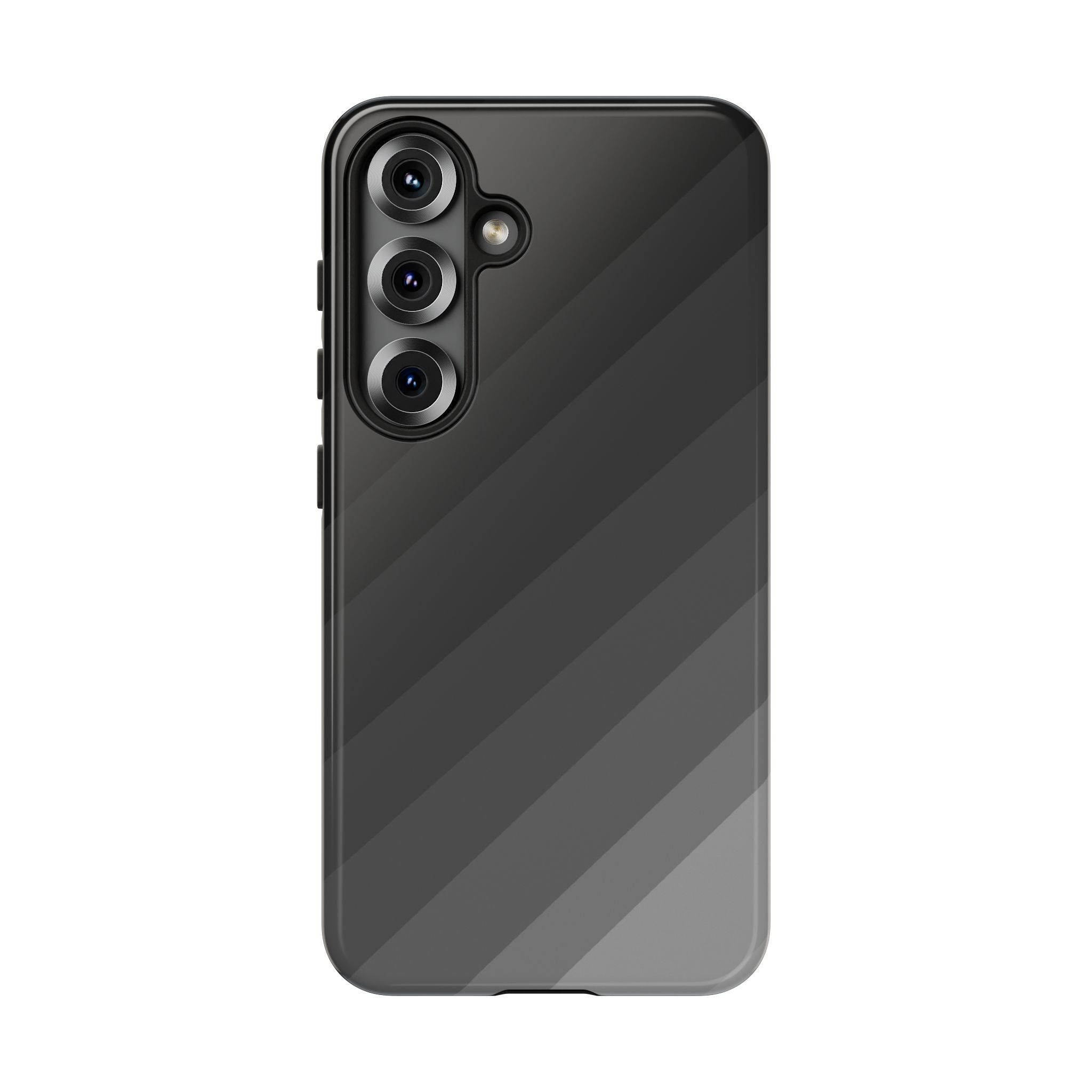 Monochrome Diagonal Stripes Phone Case